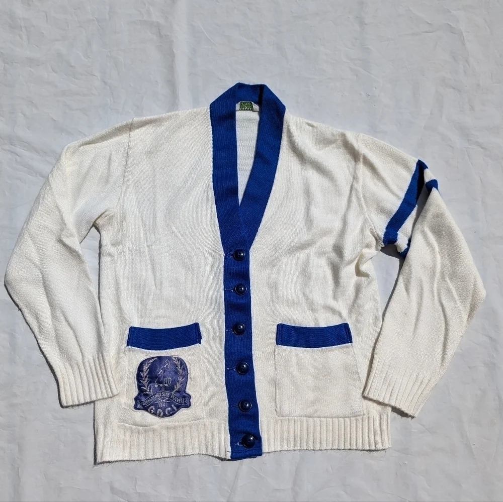 Korowa Anglican Girls School Palma Non Sine Pulvere Cardigan Rare Vintage